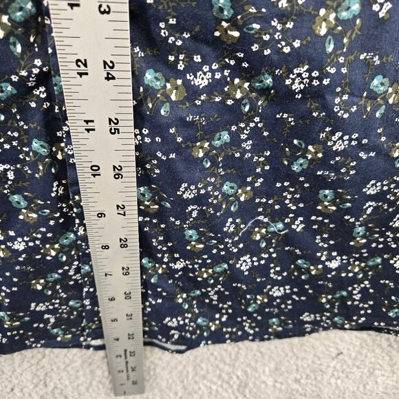 Julian & Mark Button Down Shirt Blue Floral Size XXL 2XL Long Sleeve New - Picture 5 of 9
